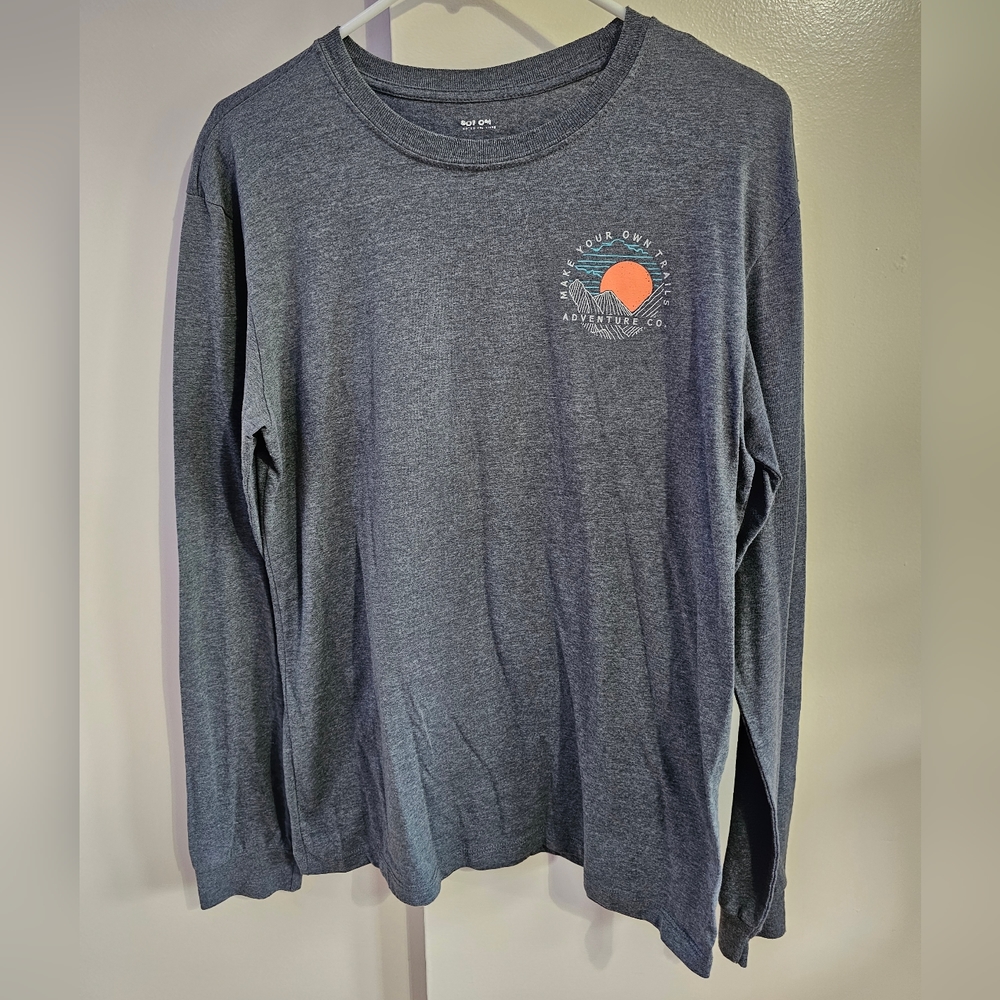 Sonoma Goods For Life Men's M Long Sleeve Graphic Crewneck T-Shirt